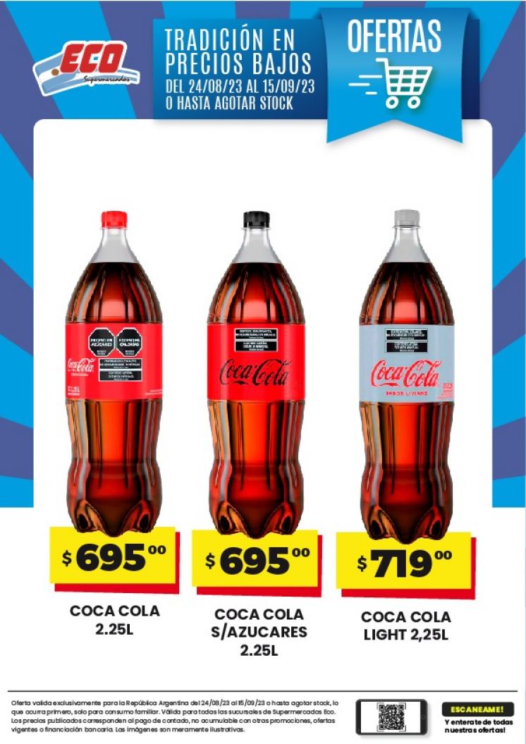 Oferta Bebidas Coca 5